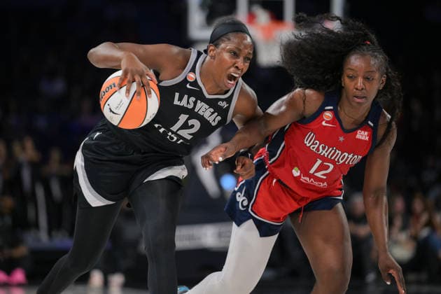 Basketball, WNBA, Las Vegas Aces - Washington Mystics