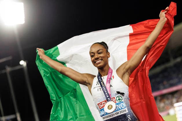 Leichtathletik, EM in Birmingham, Weitsprung, Frauen, Europameisterin Larissa Iapichino