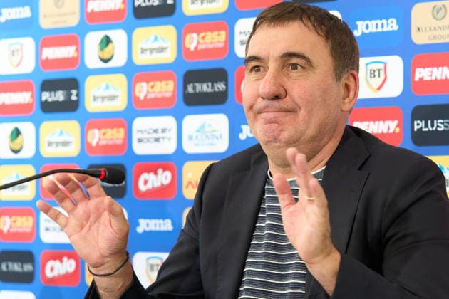 Fußball, Nationalteam Rumänien, Pressekonferenz
