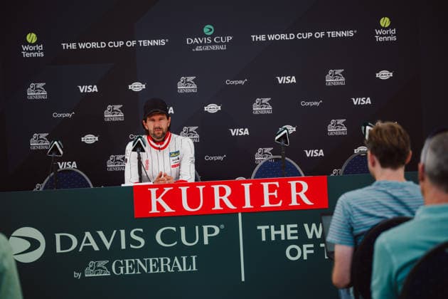 Tennis, Davis Cup, Österreich, Pressekonferenz