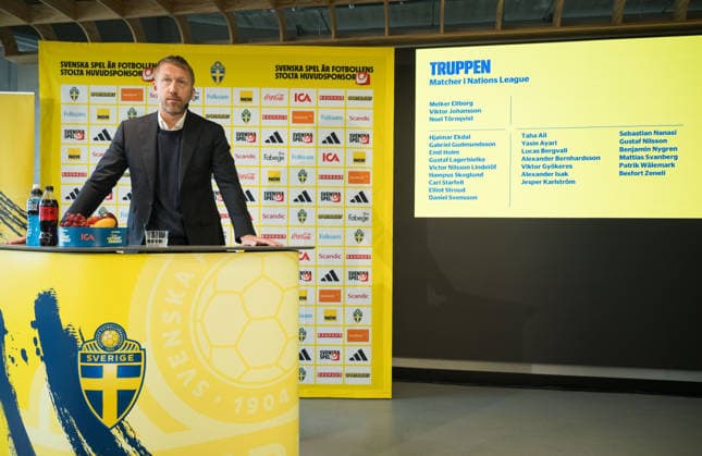 Fußball, Nationalteam Schweden Pressekonferenz