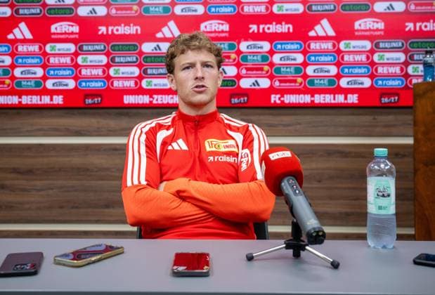 Fußball, 1. BL, Union Berlin Pressekonferenz