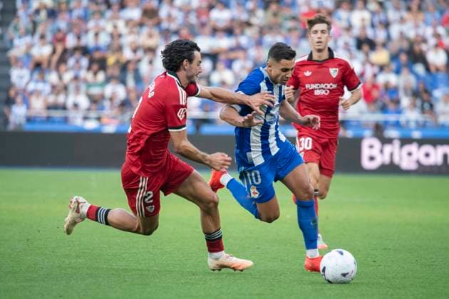 Fußball, Spanien, Deportivo La Coruna - Sevilla FC