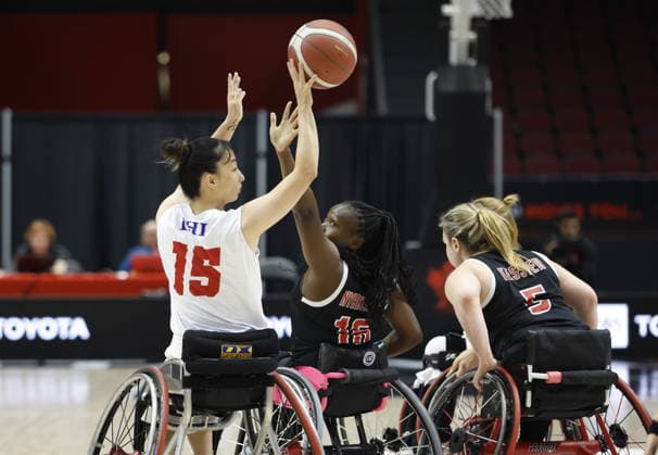 Rollstuhlbasketball, Frauen, IWBF WM, Kanada - Japan