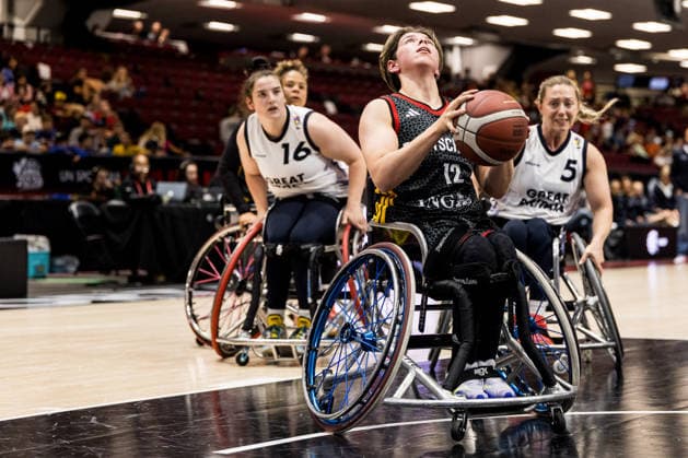 Rollstuhlbasketball, Frauen, IWBF WM, Großbritannien - Deutschland