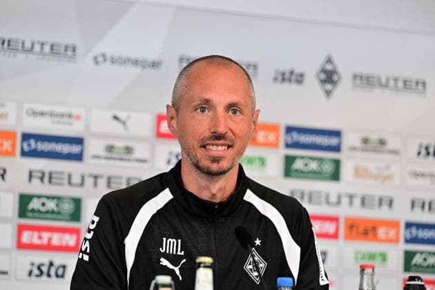 Fußball, 1. BL, Borussia Mönchengladbach, Pressekonferenz