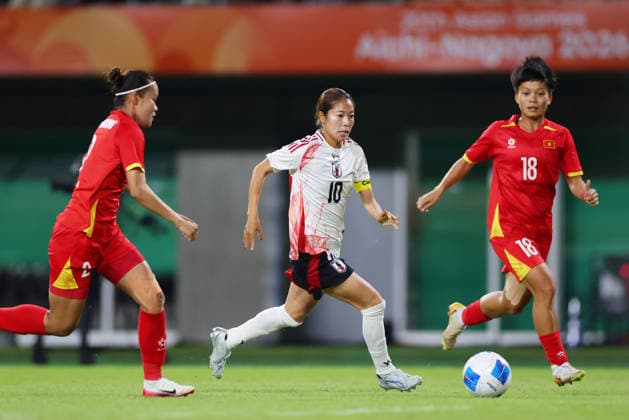 Fußball, Asienspiele, Frauen, Vietnam - Japan
