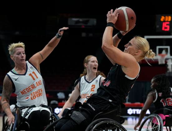 Rollstuhlbasketball, Frauen, IWBF WM, Niederlande - Kanads