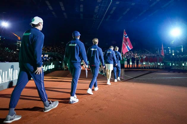 Tennis, Davis Cup, Norwegen - China