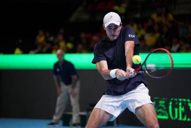 Tennis, Davis Cup, Brasilien - Schweiz