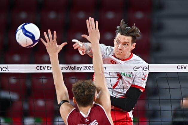 Volleyball, EM, Polen - Lettland