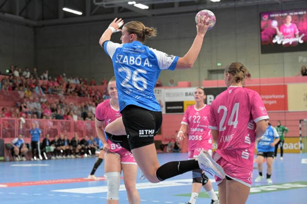 Handball, Frauen, HBF, TusSies Metzigen - Thüringer HC