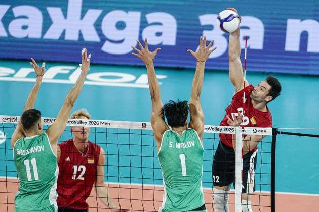 Volleyball, EM, Bulgarien - Deutschland