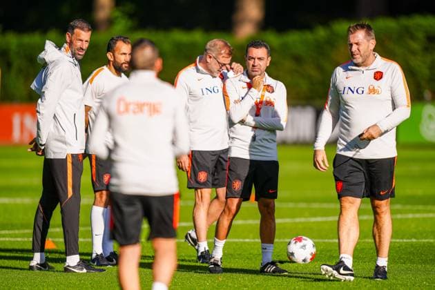 Fußball, Nationalteam Niederlande, Training