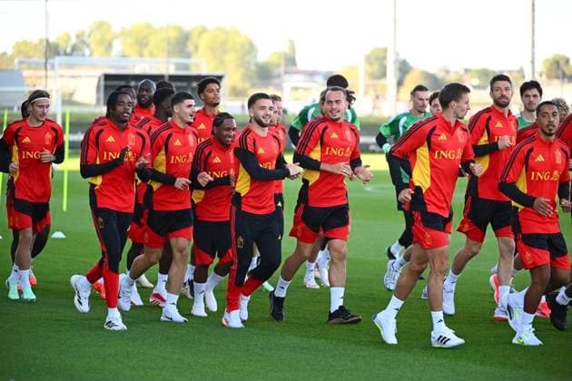 Fußball, Nationalteam Belgien, Training