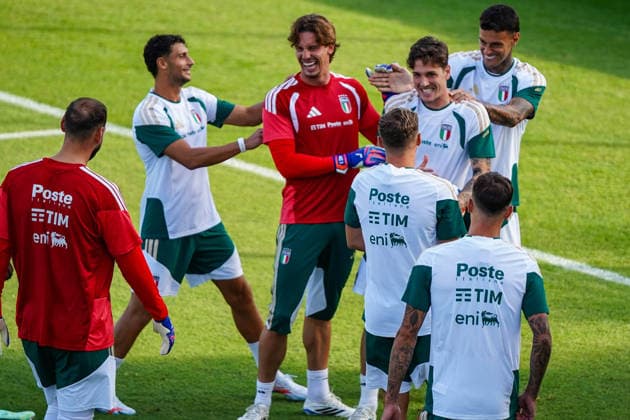 Fußball, Nationalteam Italien, Training