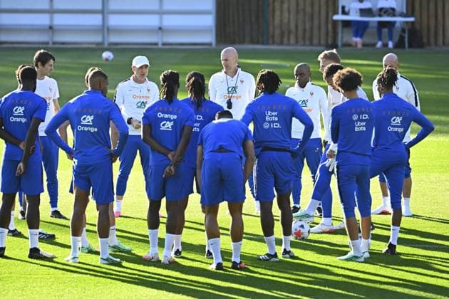 Fußball, Nationalteam Frankreich, Training