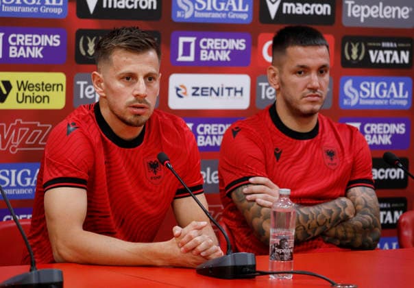 Fußball, Nations League, Nationalteam Albanien, Pressekonferenz und Training