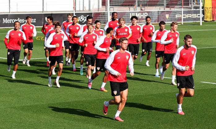 Fußball, 1. BL, VfB Stuttgart, Training
