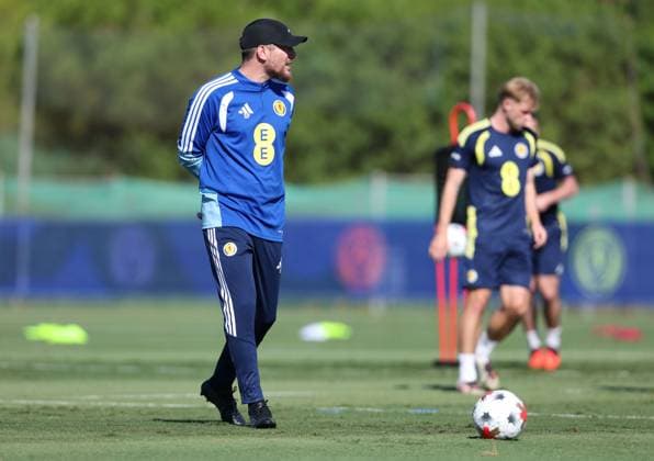 Fußball, Nations League, Nationalteam Schottland, Training