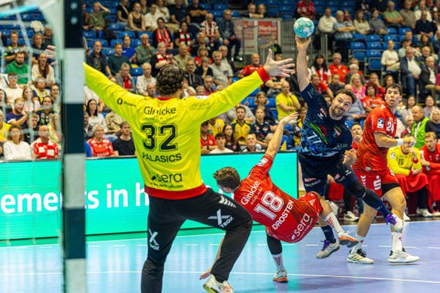 Handball, DHB-Pokal, MT Melsungen - Rhein-Neckar Löwen