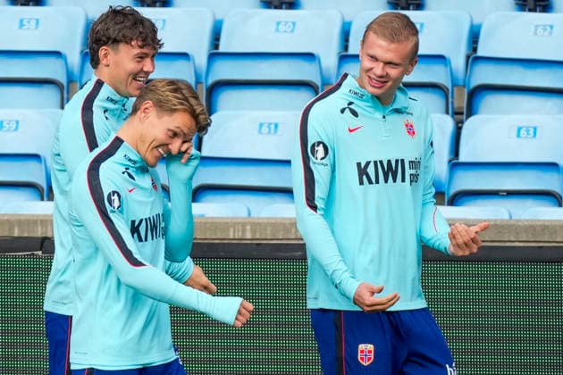 Fußball, Nations League, Nationalteam Norwegen, Training