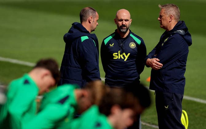 Fußball, Nations League, Nationalteam Irland, Training