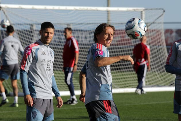 Fußball, Nations League, Nationalteam Kroatien, Training