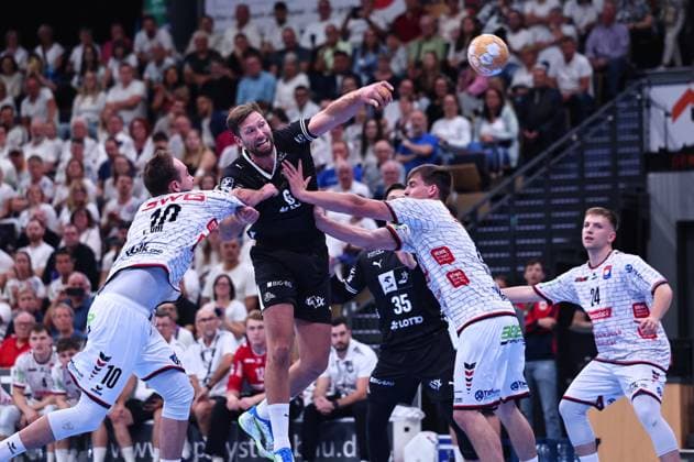 Handball, DHB-Pokal, TV Hüttenberg - THW Kiel