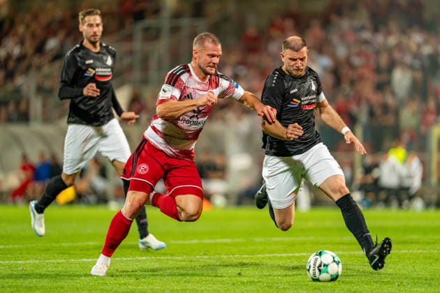 Fußball, Landespokal Niederrhein, Fortuna Düsseldorf - Schwarz-Weiß 09 36 Oberhausen-Alstaden