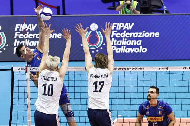 Volleyball, Männer, EM, Italien - Finnland