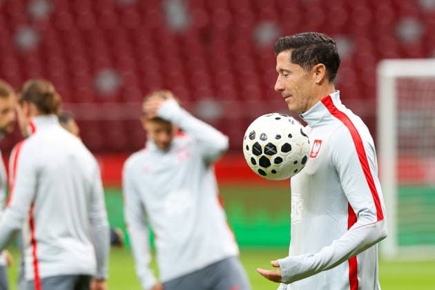 Fußball, Nations League, Nationalteam Polen, Training