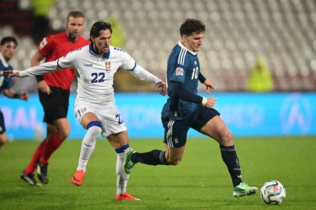 Fußball, Nations League, Serbien - Griechenland