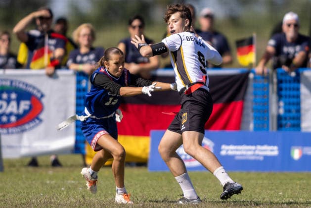 Rugby, Flag Rugby, IFAF Junioren-EM, U15, Mixed Team, Deutschland - Slowakei