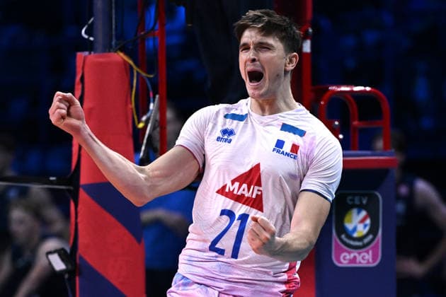 Volleyball, EuroVolley, Finnland - Frankreich