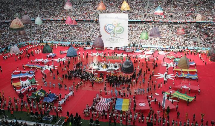 Eröffnung der Fußball-Weltmeisterschaft 2006 in Deutschland, 20. Jahrestag am 9. Juni