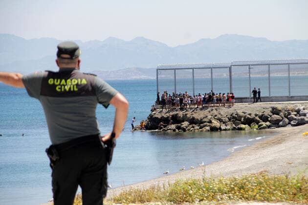 Spanische Exklave Ceuta, Archivbilder