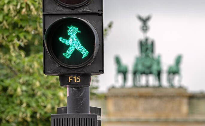 Entstehung des Ost-Ampelmännchens, 65. Jahrestag am 13. Oktober