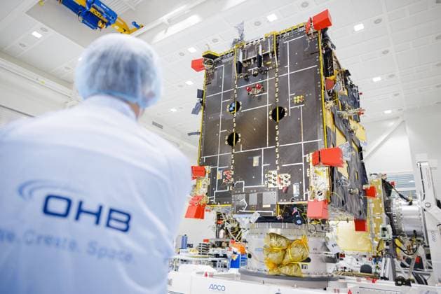 Bremer Raumfahrtunternehmen OHB soll 18 Satelliten für die Europäische Union bauen, Archivbilder