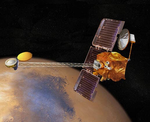 Start der Raumsonde Mars Odyssey, 25. Jahrestag am 24. Oktober