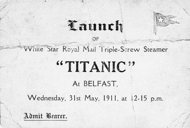 IMAGO History, Im Hafen von Belfast läuft der Luxusliner Titanic vom Stapel, 31.05.1911