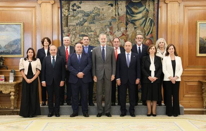 Spanien, König Felipe Audienz in Madrid