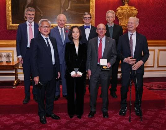 Großbritannien, König Charles III. bei Empfang im Rahmen der Queen Elizabeth Prizes for Engineering