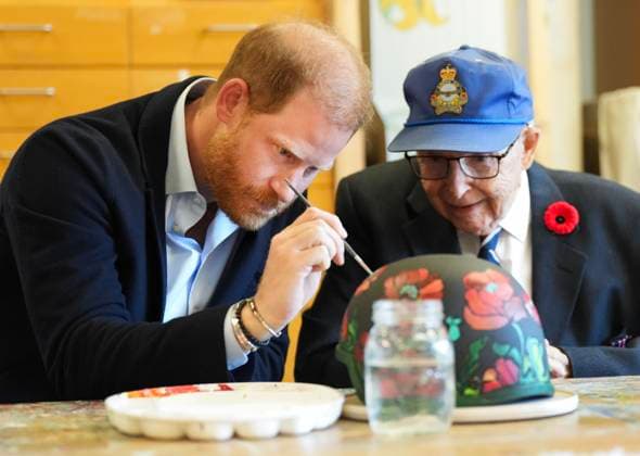 Royals, Prinz Harry besucht das Veteranenzentrum des Sunnybrook Hospital in Toronto