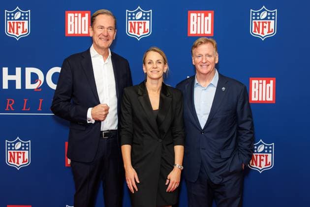 Bild NFL Touchdown Empfang in Berlin
