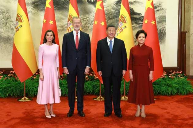 China, Staatsbesuch von König Felipe und Königin Letizia von Spanien in Peking