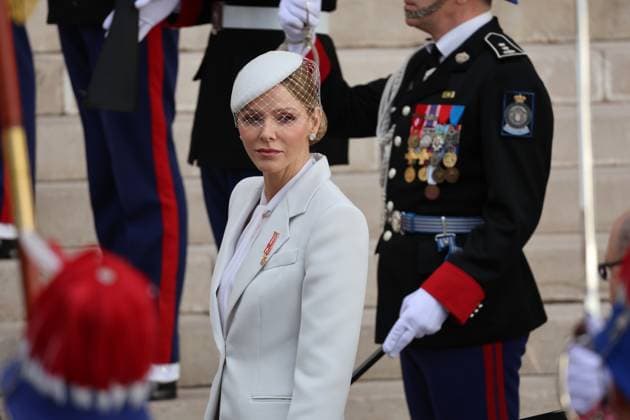 Nationalfeiertag in Monaco, Fürst Albert II. und Charlene bei den Feierlichkeiten