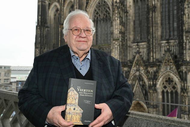 Köln, Prof. Dr. Theol. Manfred Becker Huberti stellt Buch Vom Vierten der Heiligen Drei Könige vor