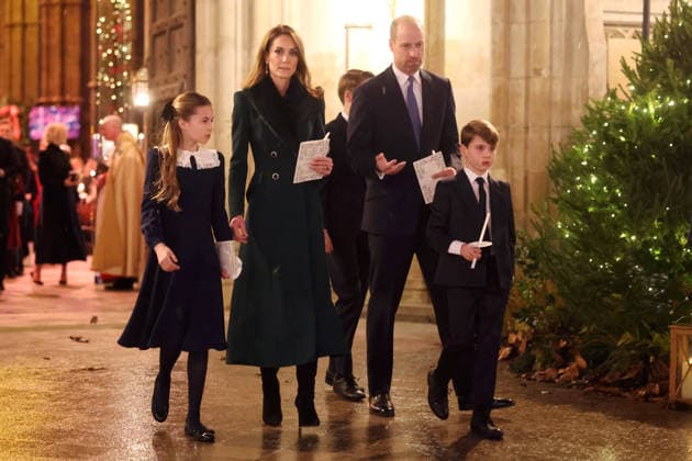 Together at Christmas Carol Service in der Westminster Abbey