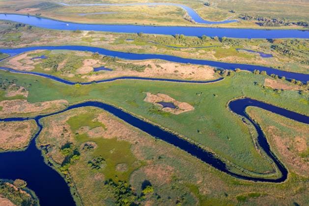 Brandenburg, Nationalpark Unteres Odertal trocknet aus - Archivbilder